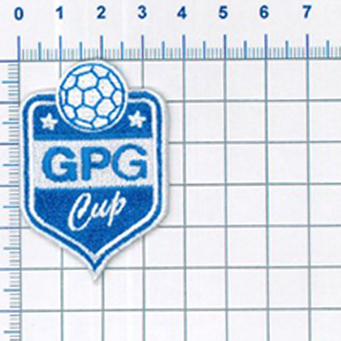 Proof of the embroidered patches for the GPG cup