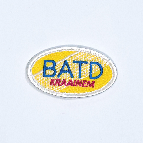 Iron-on embroidered patches for the BATD Kraainem