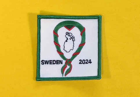 Square patch with the scouts' neckerchief