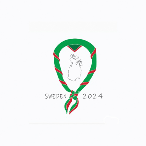 Sweden scout camp logo