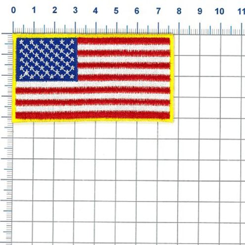 Approval proof USA flag