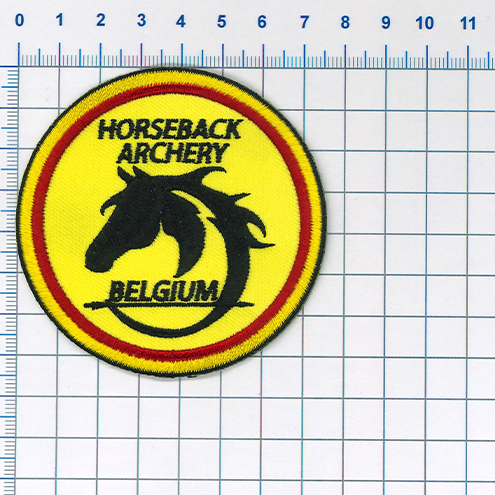 Approval proof horseback archery Belgium Domaine du Bois de Serrée