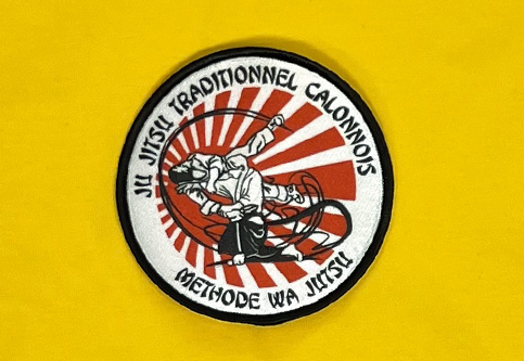 Sublimated patches for the Calonnois JUJITSU Club