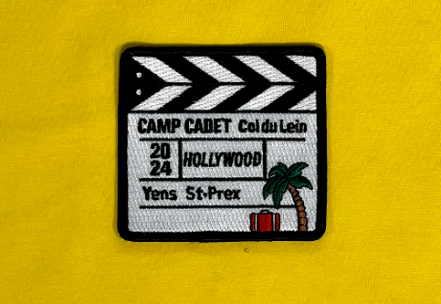 100% embroidered patches for a cadet camp Hollywood