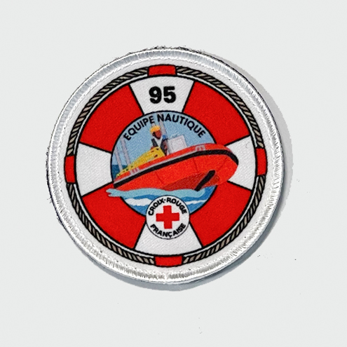 Patch for the members of the French Red Cross water rescue team