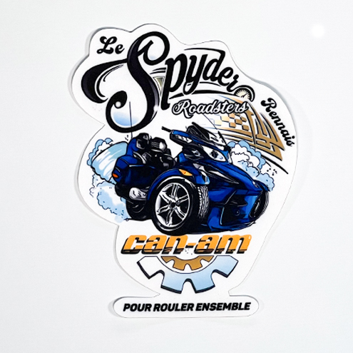 Patch for the members of the Spyder Roadsters bikers club