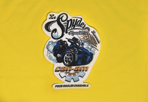 100% sublimated patches Spyder Roadsters