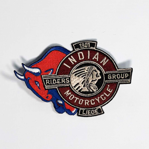 Embroidered patch Indian Motorcycle Liège