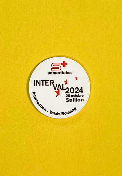 Round 3D PVC Badges Samaritans Interval 2024