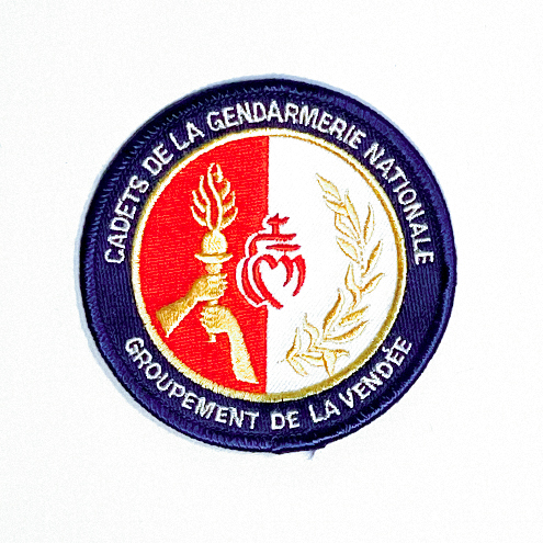 Vendee national gendarmerie cadet patch