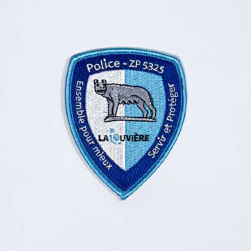 La Louvière police zone patch