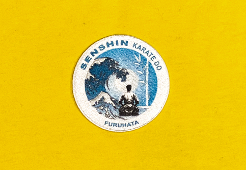 Round badges for Senshin Karate club members