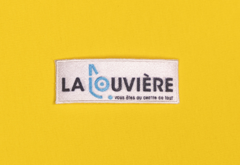 Badges for the city of La Louvière